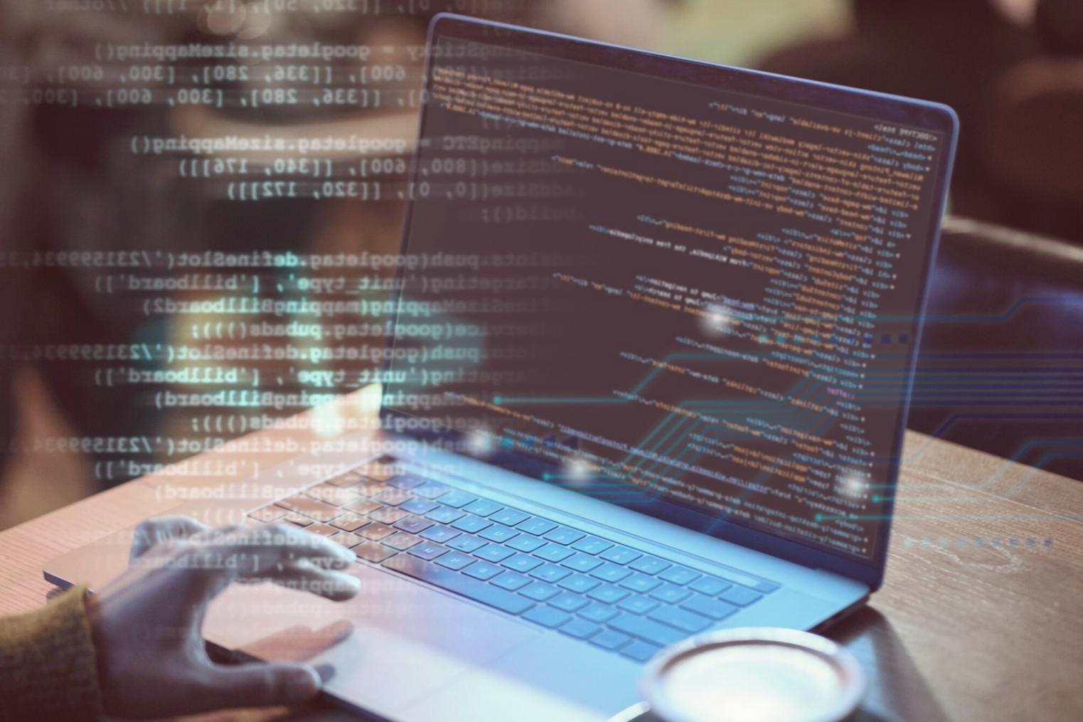 Code editor showing modern CSS and JavaScript development techniques